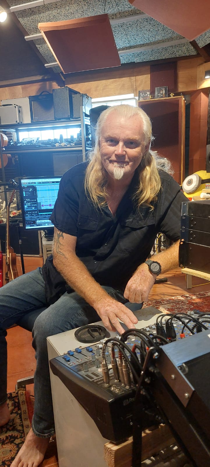 Band coaching at Triple R Studio